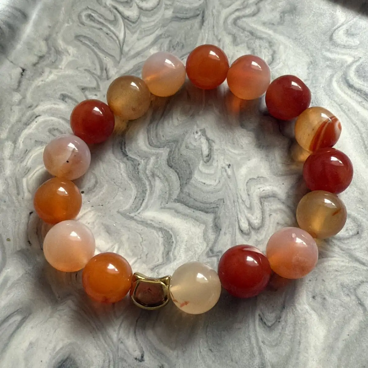 Bracelet en cornaline